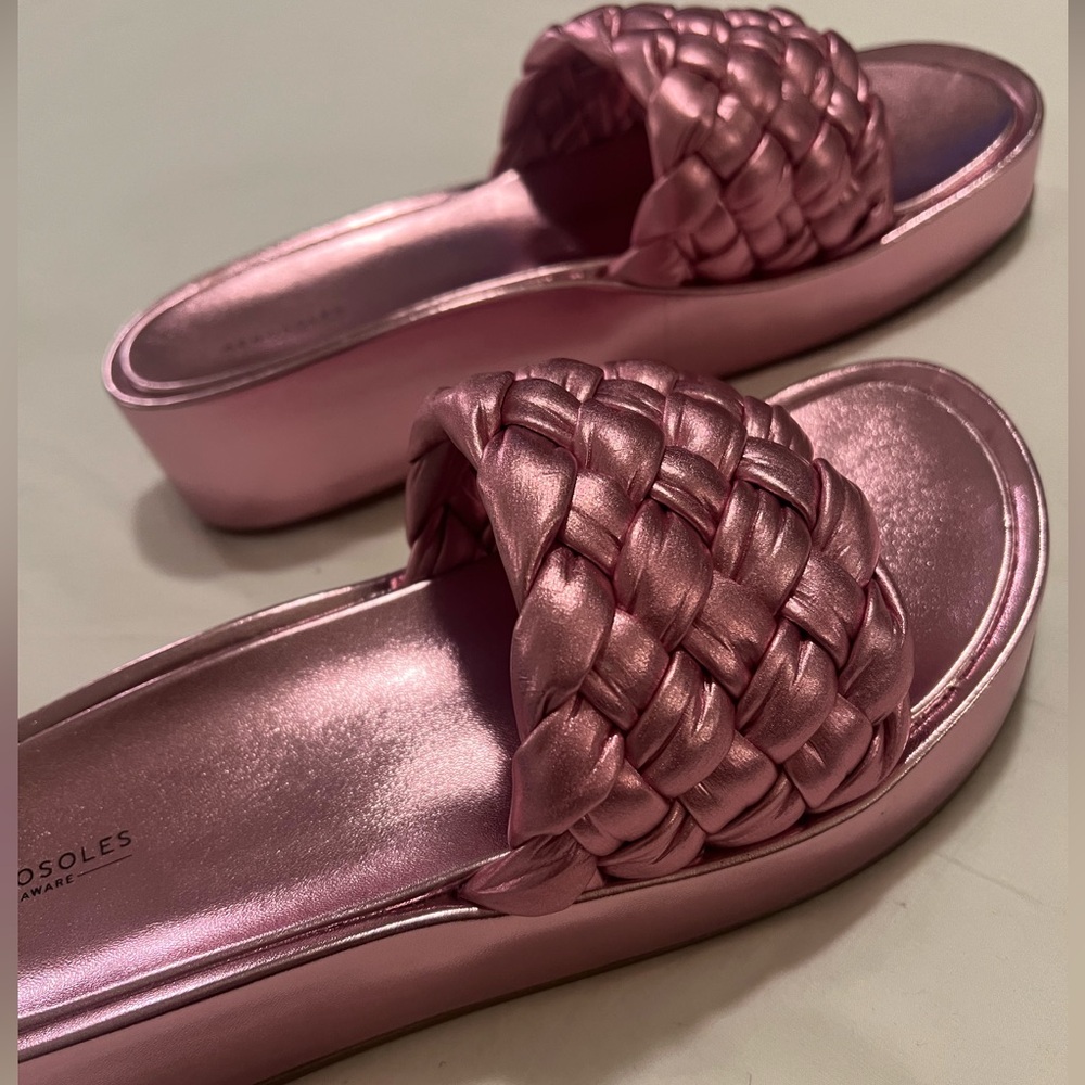 Beautiful pink AEROSOLE platforms